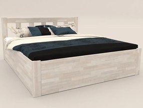 Posteľ s úložným priestorom Tema Box 180x200 cm, bielený buk