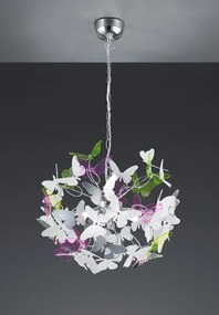 Detský luster s plastovým tienidlom ø 50 cm Butterfly – Reality