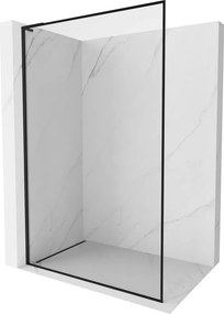 Mexen Kioto-F L, sprchová zástena s rámom 70 x 202 cm, 8 mm číre sklo, čierny profil, 800-070-174-70-00