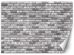 Gario Fototapeta Stará sivá tehlová stena Materiál: Vliesová, Rozmery: 200 x 140 cm