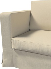 Poťah na sedačku Karlanda  (pre 3 osoby,nerozkladacia,dlhý) farba produktu béžová látka zapletaná