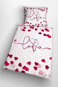 3d obliečky Love 140x200 cm