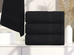 Uterák CLARYSSE ELEGANCE 60x110 cm antracitový, 100% bavlna