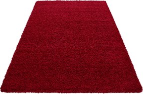Ayyildiz koberce Kusový koberec Life Shaggy 1500 red - 80x150 cm