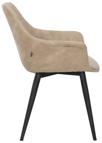 SIMONE ČALÚNENÁ STOLIČKA warm taupe