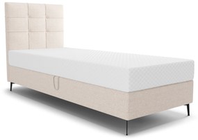 Jednolôžková posteľ 80 cm Infernus Comfort (béžová) (s roštom, s úl. priestorom). Vlastná spoľahlivá doprava až k Vám domov. 1082332
