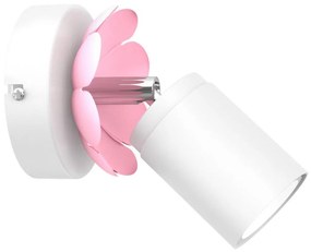 Nástenné bodové svietidlo FLOWER 1xGU10/8W/230V biela