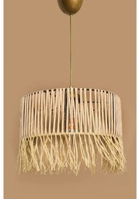 Závesný luster RIMINI 1xE27/40W/230V béžový