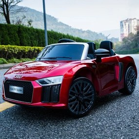 Baby Mix Detské elektrické autíčko Audi R8 SpyderMaxi, červená