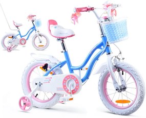 Detský bicykel STAR GIRL 14 RoyalBaby RB14G-1 - modrý