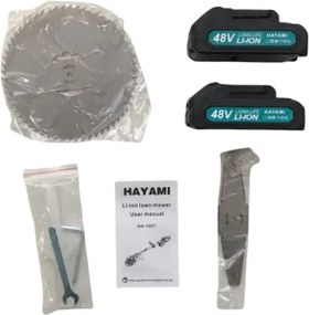 Akumulátorový skladací krovinorez HAYAMI HA-1037 + 2 batérie + príslušenstvo
