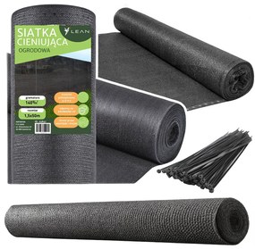 Lean Tieniaca maskovacia sieť 1,5 x 50m - sivá