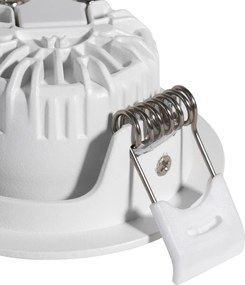 Sada 6 zapustených bodových svetiel biela naklápacia 6,5 cm vrátane LED IP54 Ultra Slim - Pupil