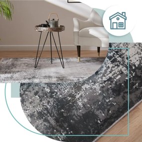 Koberec Carrera M375A krémový / tmavosivý