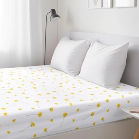 Goldea bavlnená napínacia plachta - púpavy 80 x 160 cm