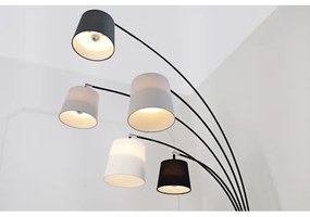 Stojaca lampa 36398 Čierna, šedá, biela  - Komfort-nábytok