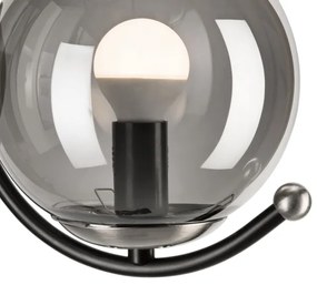 Nástenné svietidlo GEORGIA 1xE14/5W/230V matný chróm/dymová
