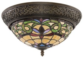 Prisadené svietidlo stropnica vitráž