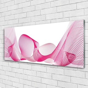 Obraz plexi Abstrakcia čiary vlny umenie 125x50 cm
