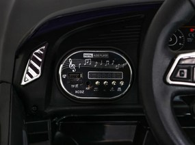 Ramiz Audi R8 na batérie pre deti Červená + diaľkové ovládanie + EVA + pomalý štart + MP3 LED