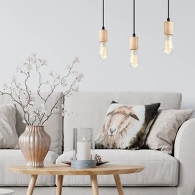 Luster na lanku LEON 3xE27/60W/230V