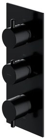 Omnires Y Y1238/KROBL Podomietková termostatická vaňová/sprchová batéria, čierna - Omnires