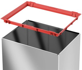 Veľkoobjemový odpadový box Big-Box Swing XL, 52 l, samozatvárací, nerez lesklý
