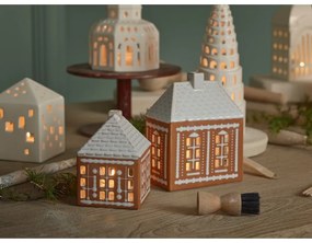 Keramický svietnik na čajovú sviečku Gingerbread Lighthouse – Kähler Design