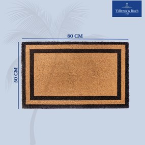 Villeroy & Boch, Rohožka Villeroy & Boch 106118 Cocos - na von aj na doma, 80x50, hnedá, chodba / predsieň