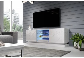 Cama Biely stolík pod TV Qiu 160