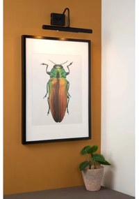 Lucide 45299/02/30 - Obrazové svietidlo VINZ 2xG9/28W/230V čierna