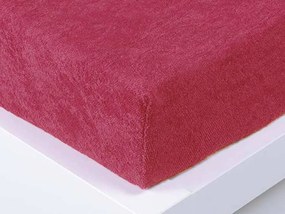 XPOSE® Froté plachta Exclusive - malinová 200x220 cm