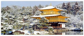Obraz - Kinkakudži, Japonsko (120x50 cm)