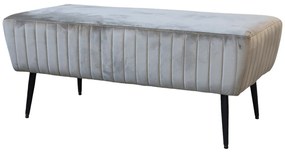 Latté zamatová lavica Marat Bench velour - 100*42*50cm