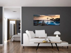 Obraz - Resort pri mori (120x50 cm)