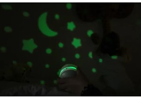Beaba - projektor s melódiou PIXIE, USB/5V, 1300 mAh, zelený