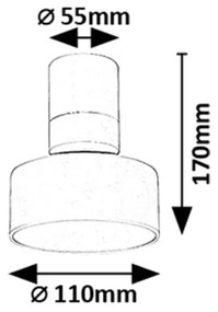 Rabalux 71326 - LED stropné svietidlo OVIDIA LED/10W/230V 3000K biela