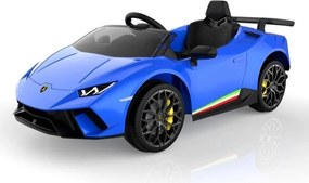LEAN CARS Lamborghini Huracan batériové auto Modrá