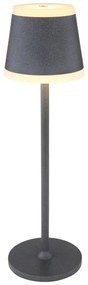Globo 58433G - LED Stmievateľná stolná lampa RIDLEY LED/4,6W/3,7V 3000K šedá