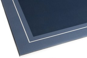 Aqualine Aqualine, Kúpeľňová predložka 60x120cm, absorpčná, modrá, PCD012V