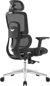 Kancelárska ergonomická stolička Neoseat GARY FULLMESH — čierna, nosnosť 150 kg