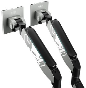 Dvojitý držiak na monitory 49 palcov, sivá-čierna RGB X-Arm Dual