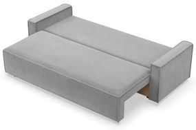 Trojmiestna rozkladacia sedačka NOTO svetlosivá