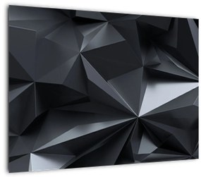 Sklenený obraz - Geometrická abstrakcia (70x50 cm)