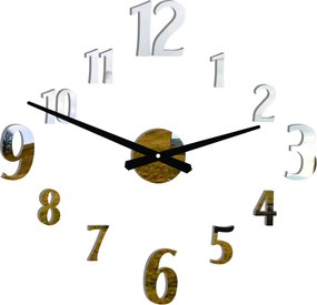 SENTOP | Moderné nalepovacie hodiny na stenu | Sentop 12P024-Wall clock HEU- analógové