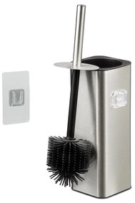 Nástenná toaletná kefa RD51574, strieborná