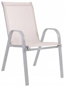 Záhradná stolička SPRINGOS GC0019 - béžová