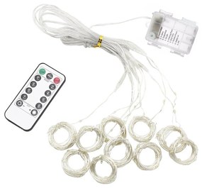 Tutumi Tutumi, LED svetelný záves 300 diód 3x3m 311334, teplá biela, CHR-06320