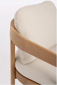 Drevená záhradná stolička v prírodnej farbe Pablo – Bizzotto