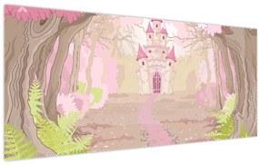Obraz - Cesta do ružového kráľovstva (120x50 cm)